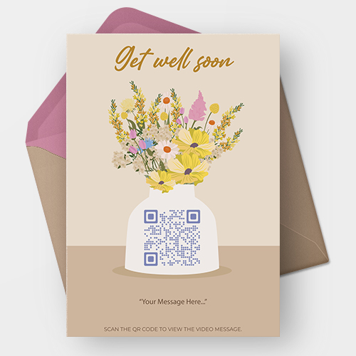 Comforting Get Well Soon Card to Share Love